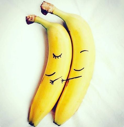 What Is Prince Harry's Girlfriend Meghan Markle Suggesting With These Cuddling Bananas? Bananas, Instagram Post, Instagram Photo, On Instagram, White, Instagram