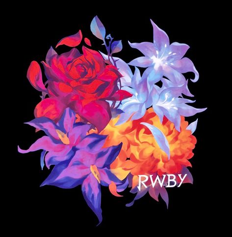 RWBY flowers Yang Fanart Rwby, Rwby Tattoos, Rwby Edit, Rwby Tyrian, Rwby Poster, Rwby Team, Rwby Wallpaper, Rwby Rose, Red Like Roses