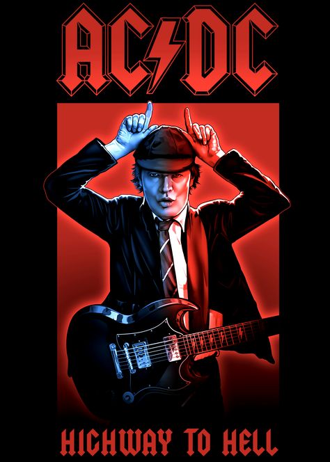 Ac Dc Wallpapers, Guitar Wallpaper Iphone, Guitar Wallpaper, Ac Dc Rock, Acdc Angus, Big Blue Nation, Minecraft Wallpaper, Tattoo Illustration, 80s Music