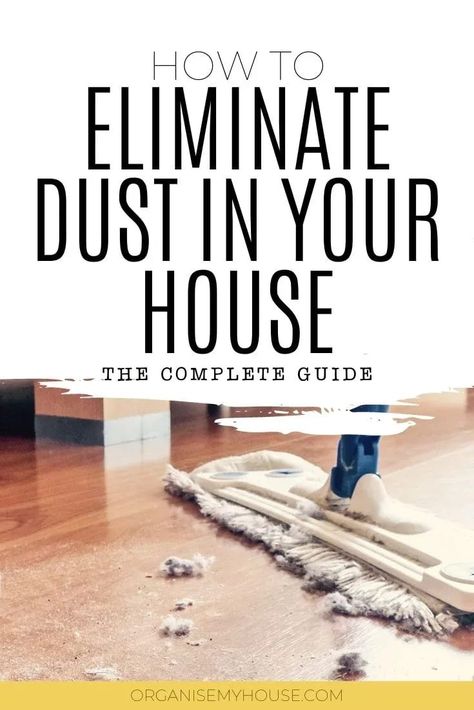 Dust is one of the most common allergens out there, and it can be tough to get rid of it all. In this guide, we will teach you how to eliminate dust from your house once and for all! Dusty House, Homemade Garden Decorations, Dust Allergy, Diy Cleaning Solution, Improve Indoor Air Quality, Diy Cleaners, In Bathroom, Household Chores, Healthy Environment