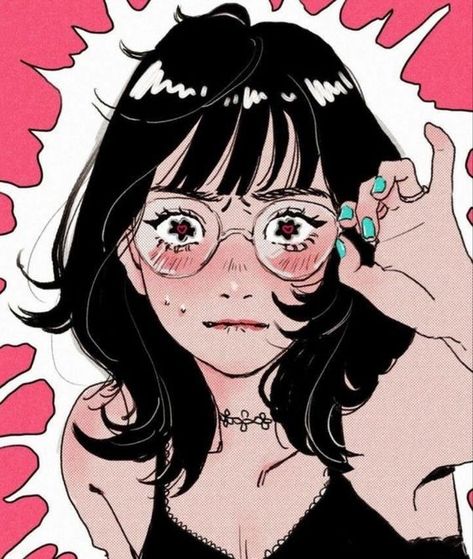 How To Draw Glasses Digital, Face On Glass Drawing, Person With Glasses Drawing, Person With Glasses Reference, Character Design Short Hair, Holding Glasses Reference, Girl With Glasses Art, Glasses Reference Drawing, Oc With Glasses