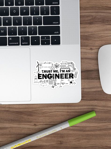 "Trust Me I'm An Engineer" Sticker by lolotees #Aff , #affiliate, #Engineer, #Trust, #lolotees, #Sticker Oregon Sights, Portland Skyline, Im An Engineer, Portland Travel, Design City, An Engineer, Travel Inspired, Trust Me, Wordpress Theme