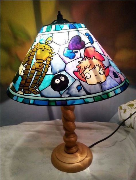 The Lamp of all Lamps.... THE STUDIO GHIBLI LAMP >O< Studio Ghibli Art, Ghibli Art, Ghibli Movies, Howls Moving Castle, My Neighbor Totoro, Hayao Miyazaki, House Room, Cute Room Decor, Miyazaki