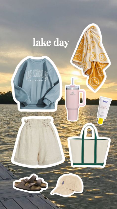 Summer Lake Outfits, Lake Day Outfit, Lake Outfits, Lake Outfit Summer, Lake Outfit, Cutest Outfits, Spring Ootd, Lake Day, Nature Vibes