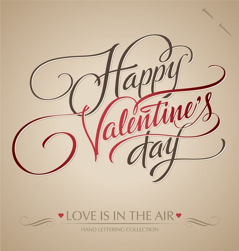 Valentine Calligraphy Collection by Letterstock , via Behance