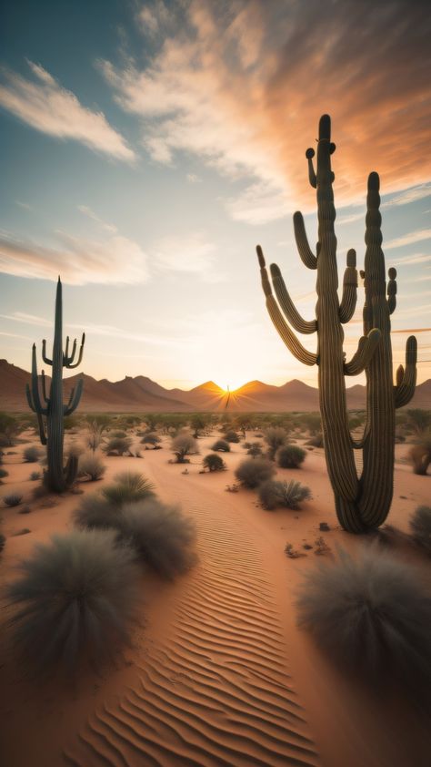 Arizona Aesthetic, Desert Pictures, Desert Sahara, Desert Aesthetic, Cactus Photography, Desert Art, Pretty Landscapes, المملكة العربية السعودية, Desert Landscaping