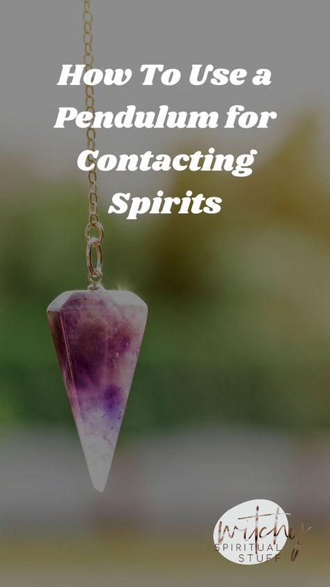 Using A Pendulum Crystals, Pendulum Questions For Spirit Guides, How To Contact Spirits, How To Use A Pendulum For Beginners, How To Use Pendulum, How To Use A Pendulum, How To Make A Pendulum, Spiritual Beginner, Pendulum For Beginners