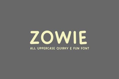 Zowie is a fun and quirky all uppercase handwritten font! Best used for crafting projects, social media graphics, apparel design, product design, and branding. Try before you buy Zowie font for iOS, Android, macOS, or Windows for free, or you can download the full version with a commercial license here. Zowie Script Font License: Personal, […] The post Zowie Font appeared first on FreeFontDL. Minimal Font, Font Creator, Free Commercial Fonts, Business Fonts, Commercial Use Fonts, Professional Fonts, Free Script Fonts, Great Fonts, Font Inspiration