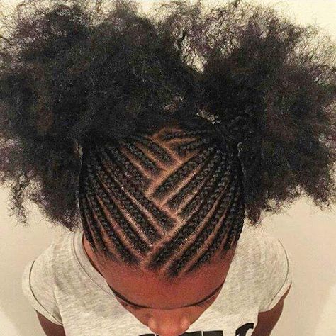 Afro Puff Hairstyles, Lil Girl Hairstyles, Hair Puff, Cute Haircuts, Toddler Hairstyles Girl, Girls Natural Hairstyles, Afro Puff