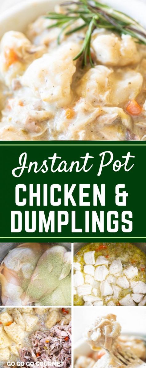 Instapot Chicken And Dumplings, Dinner From Scratch, Instant Pot Chicken And Dumplings, Bisquick Biscuits, Chicken And Dumplings Recipe, Best Easy Recipes, Pillsbury Biscuits, Crockpot Chicken And Dumplings, Chicken Dumplings