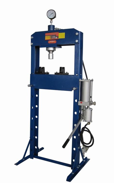 20T Pneumatic Shop Press Hydraulic Shop Press, Steel Princess, Shop Press, Vehicle Maintenance, Hydraulic Press, Metal Forming, Light Work, Types Of Vehicle, Machine Shop