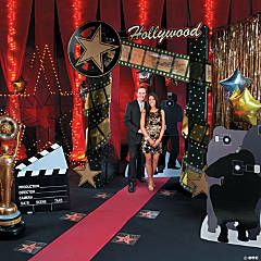 Hollywood Theme Party Supplies | Oriental Trading Company Unique Prom Themes, Oscars Party Ideas, Hollywood Party Theme, Prom Themes, Red Carpet Party, Movie Themed Party, Hollywood Theme, Prom Decor, Oscars Party