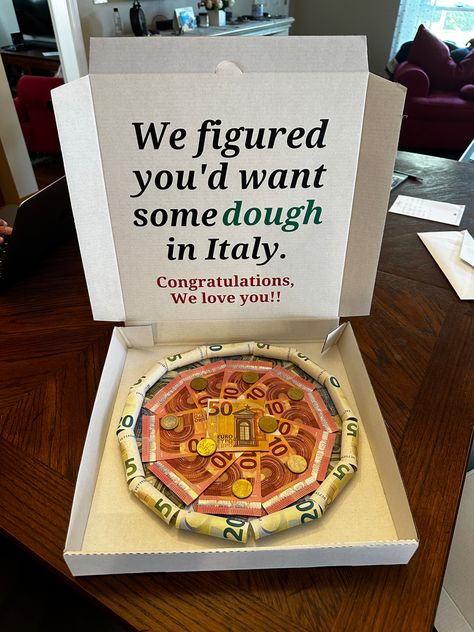 Made this as a wedding gift for my brother and sister-in-law to use on their honeymoon in Italy Gift For Brother In Law, Gift For My Brother, Honeymoon In Italy, Italy Honeymoon, Creative Birthday Gifts, Creative Birthday, Brother In Law, Gift For Brother, Gifts For Brother