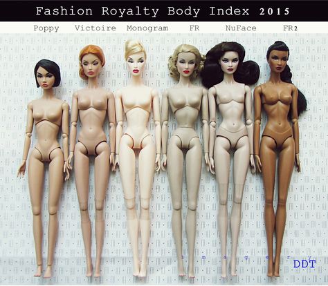 https://flic.kr/p/rphhLh | Fashion Royalty Body Type | www.facebook.com/dave.dolltown Barbie Body, Barbie Fashion Royalty, Bad Barbie, Dawn Dolls, Integrity Dolls, Color Skin, Barbie Hair, Poppy Parker Dolls, Fashion Drawing Dresses