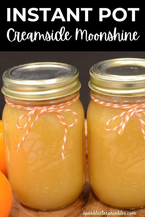 Creamsicle Moonshine Recipe, Orange Creamsicle Moonshine Recipes, Orange Creamsicle Moonshine, Moonshine Flavors, Creamsicle Moonshine, Alcohol Snacks, Peach Pie Moonshine, Flavored Moonshine Recipes, Moonshine Drink Recipes