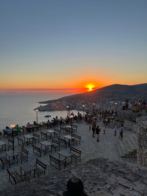 #travel through the #beautiful #albania #saranda #kalajaelekursit #nature Saranda Albania Beach, Albania Saranda, Albania Aesthetic, Albania City, Saranda Albania, Scratchboard Art, Beach At Night, Summer 24, European Summer