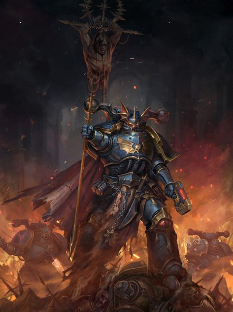 Night Lord Total Warhammer, Space Marine Art, Chaos 40k, Night Lords, Chaos Lord, Grey Knights, Warhammer 40k Art, Warhammer Art, Warhammer 40k Artwork