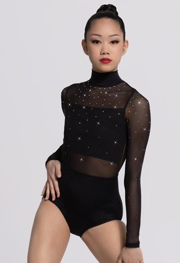 Contemporary Dance Outfits, Leotard Dance Costume, Jazz Dance Outfits, Weissman Dance Costumes, Modern Dance Costume, Pretty Dance Costumes, Mesh Leotard, Contemporary Dance Costumes, Chicago Outfit