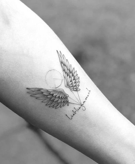 Special Tattoo, Moving On Tattoos, Tattoo Diy, Wing Tattoo, Inspiration Tattoos, Cat Tattoos, Disney Tattoo, Tattoo Girls, Tiny Tattoo