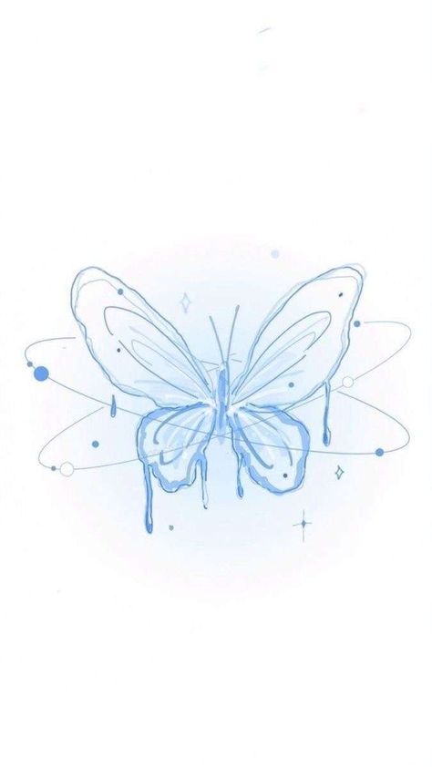 Iphone Wallpaper Violet, Baby Blue Wallpaper, Blue Butterfly Wallpaper, Blue Drawings, Mandala Wallpaper, Desain Quilling, Cute Blue Wallpaper, Butterfly Background, Butterfly Wallpaper Iphone