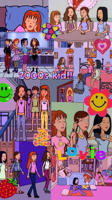 #y2k #daria #aestheticwallpaper #2000s #90s #wallpaper Cool 90s Wallpaper, 2000s Cartoon Wallpaper, 2000s Cartoons Aesthetic Wallpaper, Aestheticwallpaper 90s, 6teen Wallpaper, 90s Cartoon Wallpaper Iphone Wallpapers, Daria Wallpaper Iphone, 90s Vibes Wallpaper, 2000s Aesthetic Wallpaper Vintage