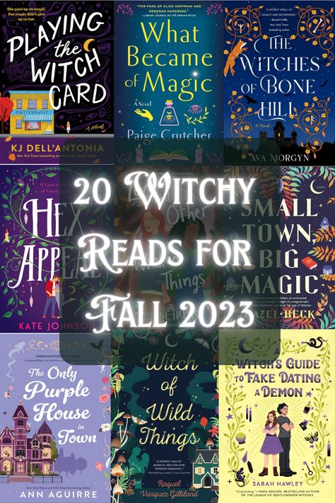 Spice up your fall with these witchy reads! Which book will accompany you on your autumn adventures? Explore witchy magic and captivating tales with this fall reading list featuring must-read witchy books. Cozy Fall Aesthetic Witchy, Fall Reads 2024, Fall Books To Read, Fall Reads, Witchy Books, Books Cozy, Autumn Books, Fall Reading List, Magical Autumn