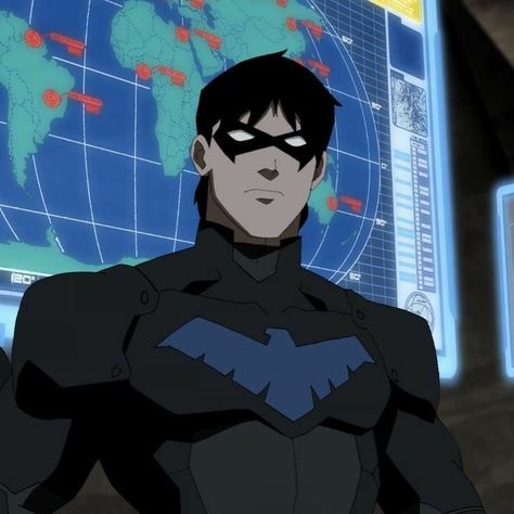 Fat Cartoon Characters, Nightwing Young Justice, Nighwing, Fat Cartoon, Young Justice Robin, Nightwing And Starfire, Marvel Men, Animated Man, Dc Icons