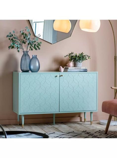 I found this at John Lewis & Partners. What do you think? Two Door Cabinet, Bedside Stool Table, 2 Door Cabinet, Bauhaus Inspired, Circular Pattern, Door Cabinet, Green Wood, Sideboard Cabinet, Brass Handles