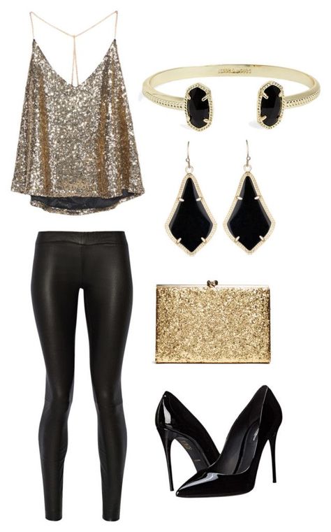 "New Years Eve" by emily-autumn-haynes on Polyvore featuring The Row, Dolce&Gabbana and Kendra Scott Elegantes Party Outfit, Casual New Years Eve Outfits, New Years Eve Party Outfits, Winter Party Outfit, Outfits New Year, Nye Outfits, New Years Outfit, Eve Outfit, New Years Eve Outfits