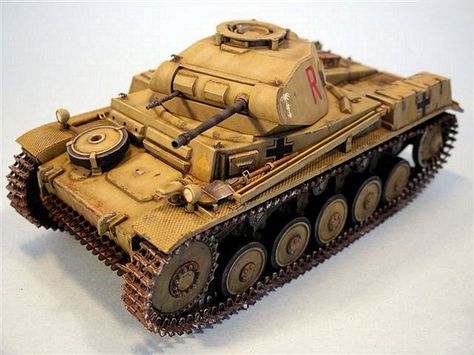 Panzer II Ausf. F by Massimo Benedetti (Tamiya 1/35) Panzer Ii, Mg 34, Pt Boat, Ww2 Soldiers, Old Movie Posters, Panzer Iv, Old Movie, Ww2 Tanks, Model Tanks