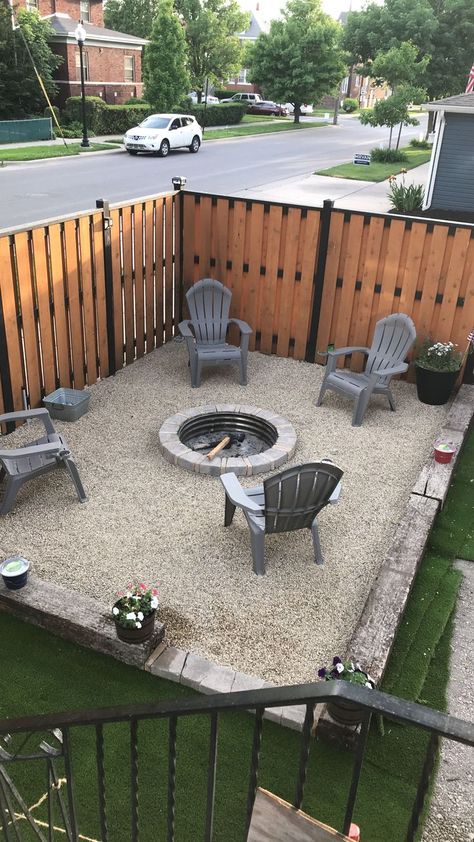 Moderne Have, Diy Backyard Patio, Outdoor Seating Area, Backyard Seating, Backyard Remodel, Diy Backyard Landscaping, Landscape Designs, Backyard Inspiration, Backyard Inspo