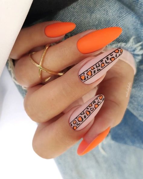 Karma Nails, Quick Nail Art, Vintage Nails, Cute Spring Nails, Grunge Nails, Short Acrylic Nails Designs, Orange Nails, Best Nail, Nail Art Hacks