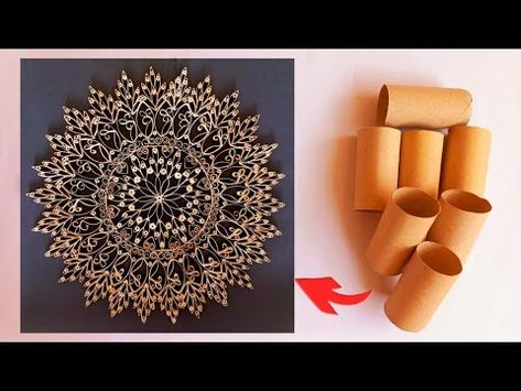 Great recycling ideas for organizing toilet paper rolls - YouTube Toilet Paper Roll Diy, Toilet Paper Roll Craft, Paper Towel Crafts, Toilet Paper Roll Art, Ideas For Organizing, Rolled Paper Art, Recycling Ideas, Toilet Paper Crafts, Toilet Paper Rolls