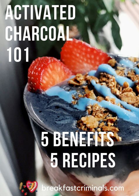 activated charcoal benefits recipes | Breakfast Criminals Activated Charcoal Recipes, Charcoal Recipes, Charcoal Food, Charcoal Benefits, Activated Charcoal Benefits, Healthy Gut Recipes, Iron Rich Foods, Juice Recipe, Recipes Breakfast