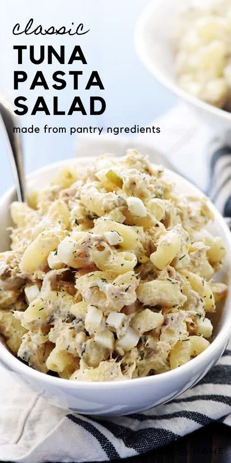 Tuna Mayo Pasta, Tuna Salad Recipe Pasta, Pasta Tuna Salad, Tuna Ideas, Bbq Favorites, Tuna Pasta Salad Recipes, Tuna Pasta Salad, Crunchy Veggies, Healthy Foods To Make