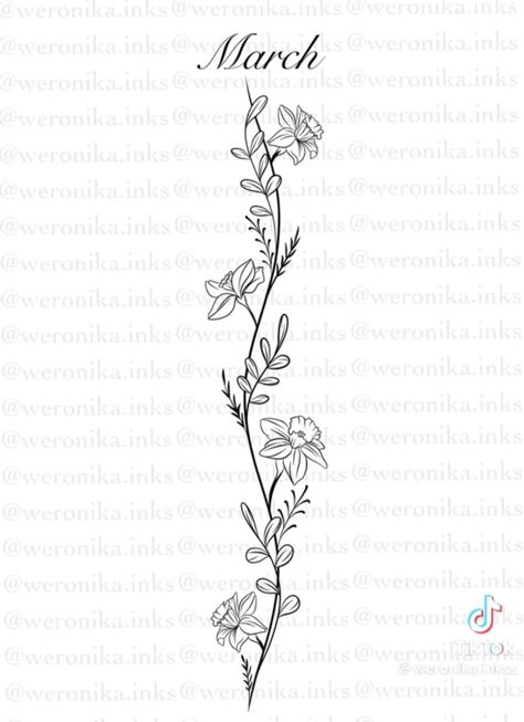 Arm Wrap Tattoo, Flower Vine Tattoos, Flower Spine Tattoos, Around Arm Tattoo, Daffodil Tattoo, Wrap Tattoo, Tattoos For Women Flowers, Small Pretty Tattoos, Writing Tattoos