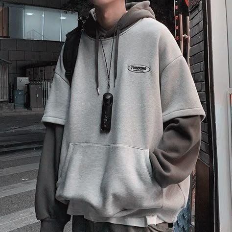 Gurenge Aesthetic, Tomboy Outfits, Tomboy Style Outfits, Men's Tops, Hoodie Outfit, Tomboy Fashion, Casual Style Outfits, Look Cool, Big Size