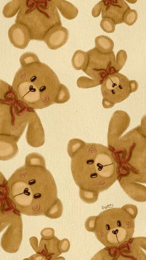 christmas wallpaper Flannel Wallpaper Aesthetic, Fall Teddy Bear Wallpaper, Thanking Wallpaper, Christmas Bears Wallpaper, Fall Autumn Wallpaper Iphone, Disney Thanksgiving Wallpaper Iphone, Halloween Bear Wallpaper, November Lockscreen Iphone, Wallpaper Backgrounds For Watch