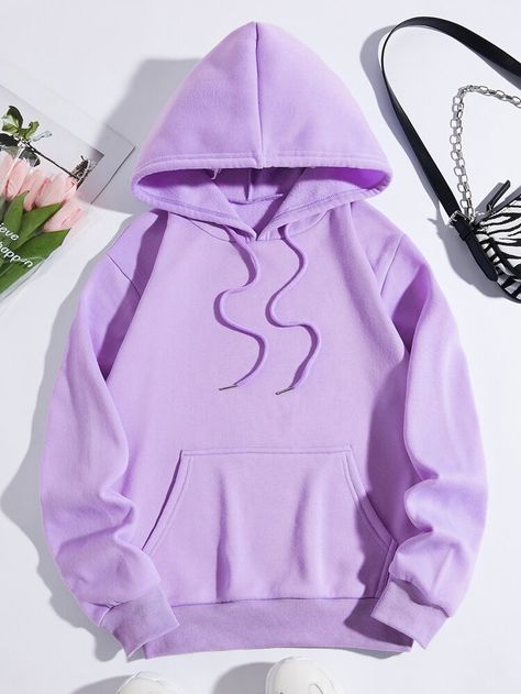 Purple Hoodies, Style Bleu, Hoodie Purple, Purple Fits, Purple Sweatshirt, Purple Hoodie, Women Sweatshirts, Lined Hoodie, Plus Size Halloween