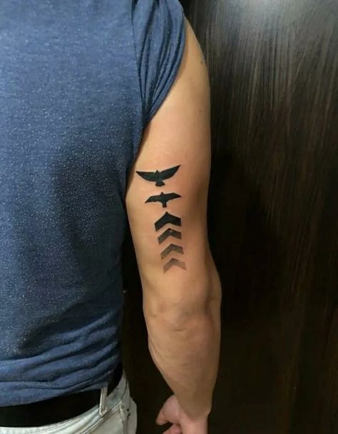 185+ Best Tricep Tattoo Designs (2023) - TattoosBoyGirl Tattoo Designs Bicep, Small Tattoos For Boys, Snack Tattoo, Tricep Tattoos, Wing Tattoo Men, Tattoo Leggings, Tattoo Ideas Unique, Inner Arm Tattoos, Tattoo Designer