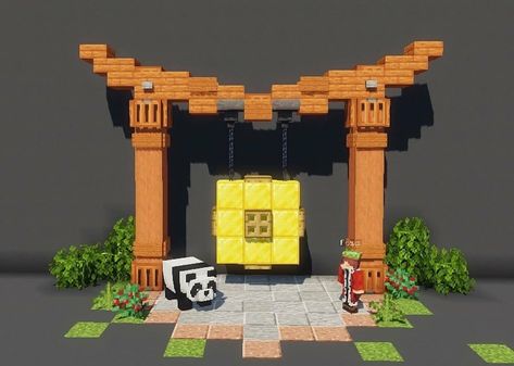 Minecraft Japanese Animal Pen, Japanese Style Builds Minecraft, Mc Japanese Build, Japanese Buildings Minecraft, Minecraft Japanese Gate, Japan Minecraft Builds, Minecraft Torii Gate, Japanese Bridge Minecraft, Chinese Minecraft Builds