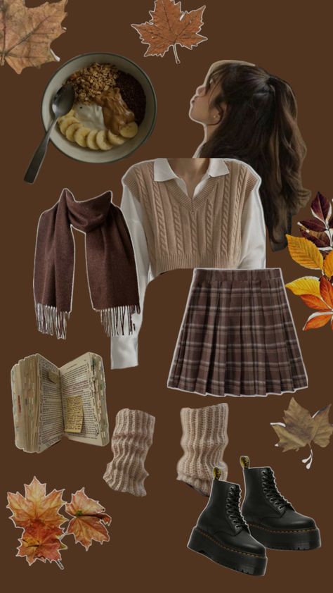 Autumn back to school aesthetic academia outfit fallcore Gilmore girls fashion ootd inspo Fallcore Outfits, Dark And Light Academia Aesthetic, Autumn Back To School, Back To School Aesthetic, Hippie Fits, Gilmore Girls Fashion, Academia Aesthetic Outfit, Dark Academia Outfits, Outfit School