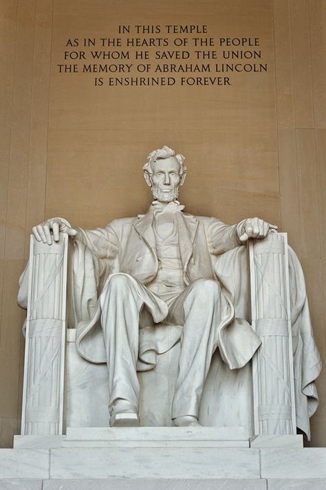 Lincoln Statue, Washington Trip, America Pride, Washington Dc Travel, Dc Travel, Lincoln Memorial, American Presidents, District Of Columbia, Famous Places