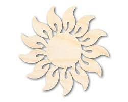 Amazon.com: Unfinished Wood Radiant Sun Silhouette | Summer | Celestial | Craft  Cutout | up to 36" 8" / 1/8" Sun Patterns, Sun Silhouette, Gnomes Crafts, Christmas Ornament Crafts, Ornament Crafts, Unfinished Wood, Amazon Art, Crafts Sewing, Sewing Stores