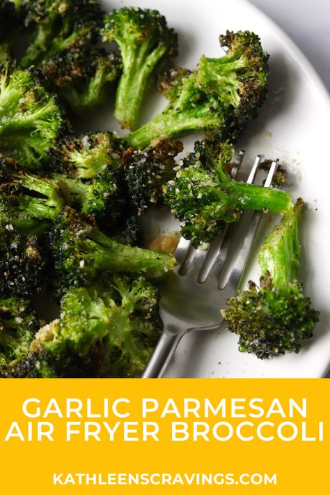 Frozen Broccoli Recipes, Broccoli Cooked, Oven Roasted Broccoli, Roast Frozen Broccoli, Air Fryer Broccoli, Budget Friendly Dinner Recipes, Cottage Recipes, Parmesan Broccoli, Frozen Broccoli