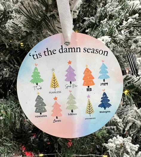 Stocking Stuffers For Teenagers, Taylor Swift Ornament, Eras Party, Christmas Ornament Gifts, Tis The Damn Season, Taylor Swift Merchandise, Taylor Swift Christmas, Cute Christmas Ideas, Diy Projects Gifts