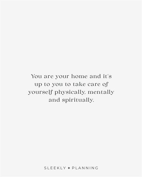 / QUOTE OF THE WEEK / You are your home and it’s up to you to take care of yourself physically, mentally, and spiritually. Have a great April and enjoy the flowers blooming outside. 🌷 🏷️ #sleeklyplanning #quotestoliveby #quotestagram #quotesoftheday #quotesdaily #quotesaboutlife #quotestags #quotesgram #quotesofinstagram #quotesandsayings #quotesforlife #QuotesForYou #quoteslife #changequotes #selfcarequotes #lifequotes #quotesrelatable #motivationalquotes #selfhealers #inspiredaily #quotes ... You Are Your Home Take Care Of Yourself, Beauty In Life, Flowers Blooming, Quote Of The Week, Change Quotes, The Flowers, Be Yourself Quotes, Take Care Of Yourself, Take Care