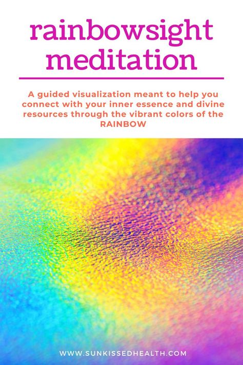 Rainbow Meditation, Meditation Visualization, Meditation For Kids, Guided Meditation Scripts, Visualization Meditation, Visual Meditation, Meditation Scripts, Witchy Women, Meditation Inspiration