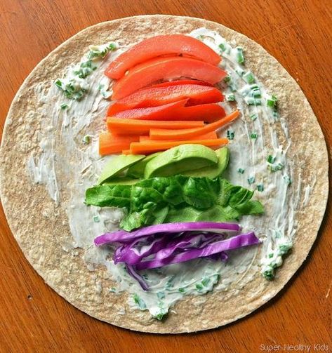 Wraps Recipes Healthy, Chives Recipe, Lunch Box Bento, Super Healthy Kids, Healthy Wraps, Veggie Wraps, Lunch Menu, Peanut Free, Healthy Meals For Kids