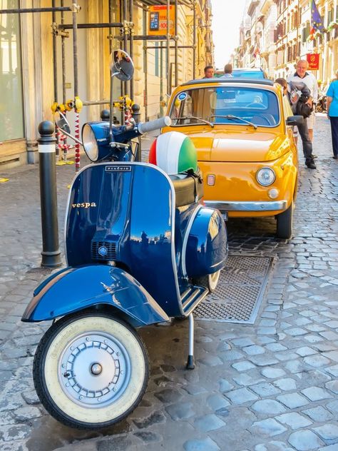 The 20 best destinations in the world for a city break. Our expert guide on stunning must-see cities. #travel #cityguide #bestcitybreak #rome #italy Vespa In Italy, Italy Vespa, Vespa Vintage Italy, Best City, Vespa Vintage, City Breaks, Classy Cars, City Break, Fiat 500